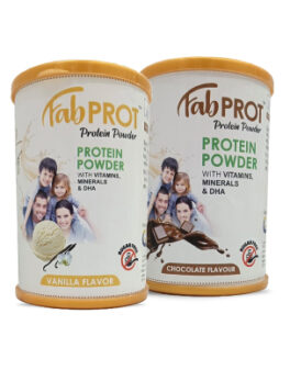 FabProt Protein Powder Vanilla + Chocolate  Sugar Free