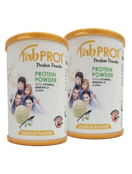 FabProt Protein Powder Vanilla Sugar Free Pack of 2